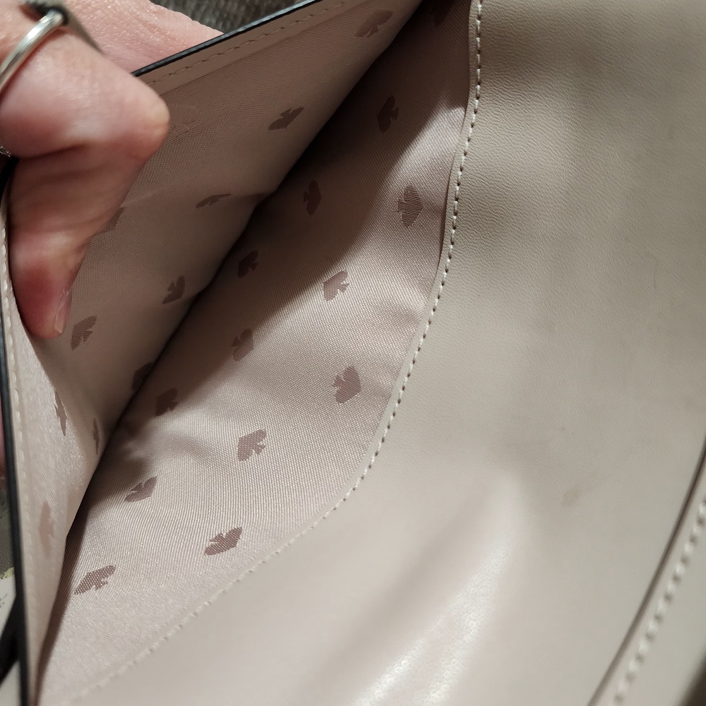 Kate Spade Cream and Tan Leather Wristlet - Picture 7 of 12